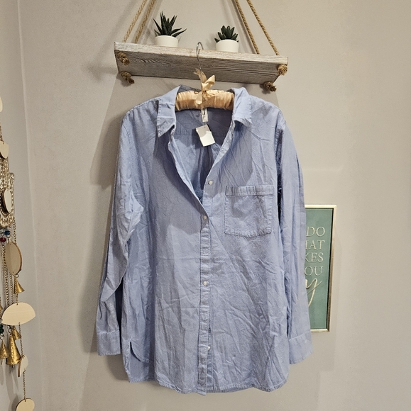 Blue Jess Button down shirt - Picture 6 of 11